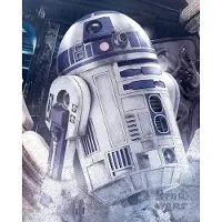 Star Wars Poster Star Wars the Last Jedi R2-D2 Droid 40x50cm