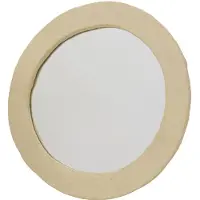 Giga Meubel Spiegel Paige Naturel Rond 60cm