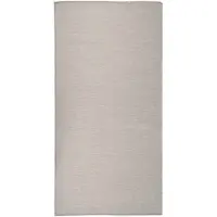 vidaXL Buitenkleed platgeweven 100x200 cm lichtgrijs