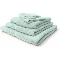 Linnick Diamond Badstof Badgoedset 100% Katoen - soft green - 12 delig
