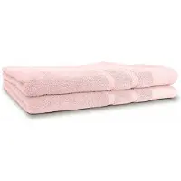 Linnick Diamond Badstof Badlaken 100% Katoen 70x140cm - light pink - set van 2