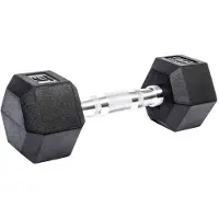 KRF Rubber Hex 8kg Dumbbell