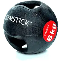 Gymstick Medicijnbal Van Rubber Met Handvatten 6kg