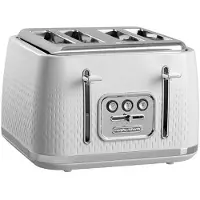 Morphy Richards Verve witte 4-kleps broodrooster, Broodrooster, Wit