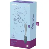 Satisfyer - G-spot vibrator - flexibel, oplaadbaar - grijs