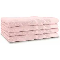 Linnick Diamond Badstof Badlaken 100% Katoen 70x140cm - light pink - set van 4