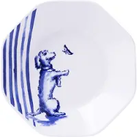 Heinen Delfts Blauw Theezakhouder Nhaan Blauw / Wit D 9 H 1 Cm