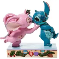 Lilo & Stitch - Disney Verzamelfiguren - Stitch & Angel with Mistletoe - standaard - Maat Standard