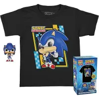 Funko POP! Pop! Tee box with KeyChain: Sonic The Hedgehog (Size M)