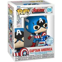 Funko POP! Captain America Marvel A60-comic Con Pinfiguur