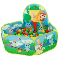 MOLTO Park Met Mand En 25 Ballen 76x100x110 Cm