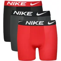 Nike Kids Onderbroek 'ESSENTIAL' donkergrijs / rood / zwart / wit