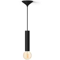 Philips Bundel: Zwarte Largependellamp Koord - 3d Geprint Voor Filamentlampen + Warm Tot Koelwit Licht G93 Globe Filamentlamp