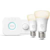 Philips Hue starterkit - zacht witlicht - 2x 9.5W - E27 - 1100 lumen