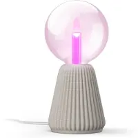 Philips Hue Lightguide Bolvormige Lamp (g125) + 3d-geprinte Kegelvormige Lampvoet (zandkleur)