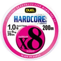 Duel Hardcore X8 Braided Line 200 M Veelkleurig 13 Lbs