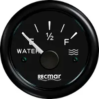 Recmar INDICATOR WATERSTAND EUROPES 0-190º Zwart