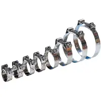 VETUS Rvs304 Heavy Duty D Hoseclamp Zilver 130-140 mm