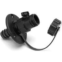 T-h Marine Off Valve Wash Down Fitting Zwart