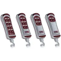 Quick Italy Remote Control 6 Pushbuttons With Led Zilver