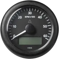 VDO Ronde Toerenteller Met Enkele Schaal 0-6000 Rpm