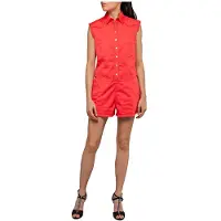 Replay Garment Dyed Comfort Twill Mouwloze Romper