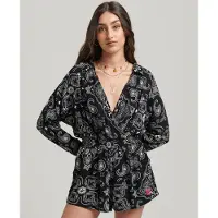Superdry Vintage Beach Lange Mouw Romper