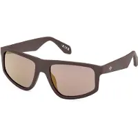 Max Mara Zonnebril OR0108 55/18/140 Donkerbruin Geïntroduceerd UNISEX OR0108