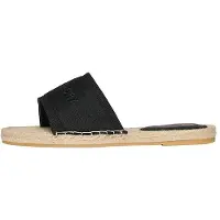 Superdry Dames Zwarte canvas espadrilles (37), Stof, Plat, Geen, Casual WF310223A