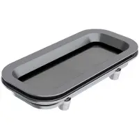 VETUS Aluminium Pz641 A1 Gate Zilver 397 x 197 mm