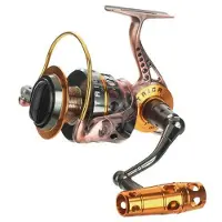 Akami Taiga Jigging Reel Zwart,Goud 60