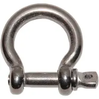 Oem Marine Stainless Steel Bow Shackle Zilver 22 mm