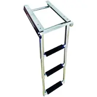 Oem Marine Stainless Steel 3030293 Ladder 3 Steps Zilver