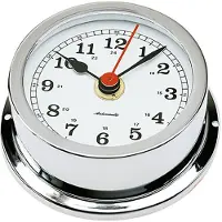 Autonautic Instrumental R95c Nautical Quartz Clock Zilver