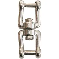 Oem Marine Stainless Steel Swivel Link With Embedded Pin Zilver 16 mm