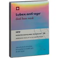Lubex Anti-age Dubbel gezichtsmasker 4 St Gezichtsmasker