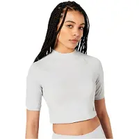 Superdry Run 3/4 Tight Crop T-shirt Met Korte Mouwen
