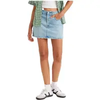 Levi's Icon Skirt Front And Center Maat: W23 | Mini Rokken Outlet | Dames | Blauw
