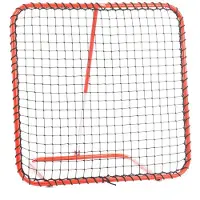 Softee Tchoukball doel - - JIJ - Rood/zwart - Metaalframe 102x102 cm - Stuitoppervlak 85x85 cm