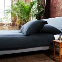 Kayori Dekbedovertrek Nikaya Zwart Tencel-140 x 200 / 220 cm | 1-Persoons