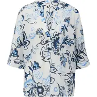 s.Oliver Blouse navy / azuur / lichtblauw / wit