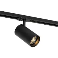 QAZQA Moderne spot zwart voor railsysteem 1-fase 70mm - Iconic Jeana Luxe