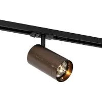 QAZQA Moderne spot donker brons voor railsysteem 1-fase 70mm - Iconic Jeana Luxe