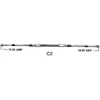 Ultraflex C2 16ft / 4‚88 m Bedieningskabel voor bootmotor