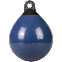 Talamex Ronde stootwil - Navy met zwarte kop