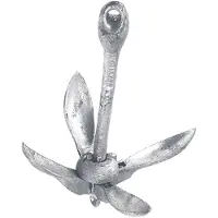 Talamex Folding Anchor Zilver 1.5 kg