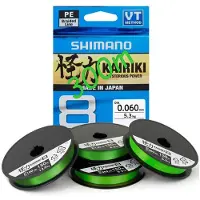 Shimano Fishing Kariki 8 Braided Line 300 M Groen 0.190 mm
