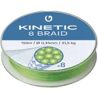 Kinetic Cyber 8 Braided Line 150 M Groen 0.140 mm