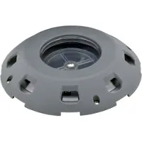 Talamex Plastic Deck Vent Cover With Closing Zilver