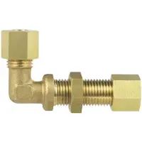 Talamex Gas Fitting Wall Connection 90º 8 Mm Goud
